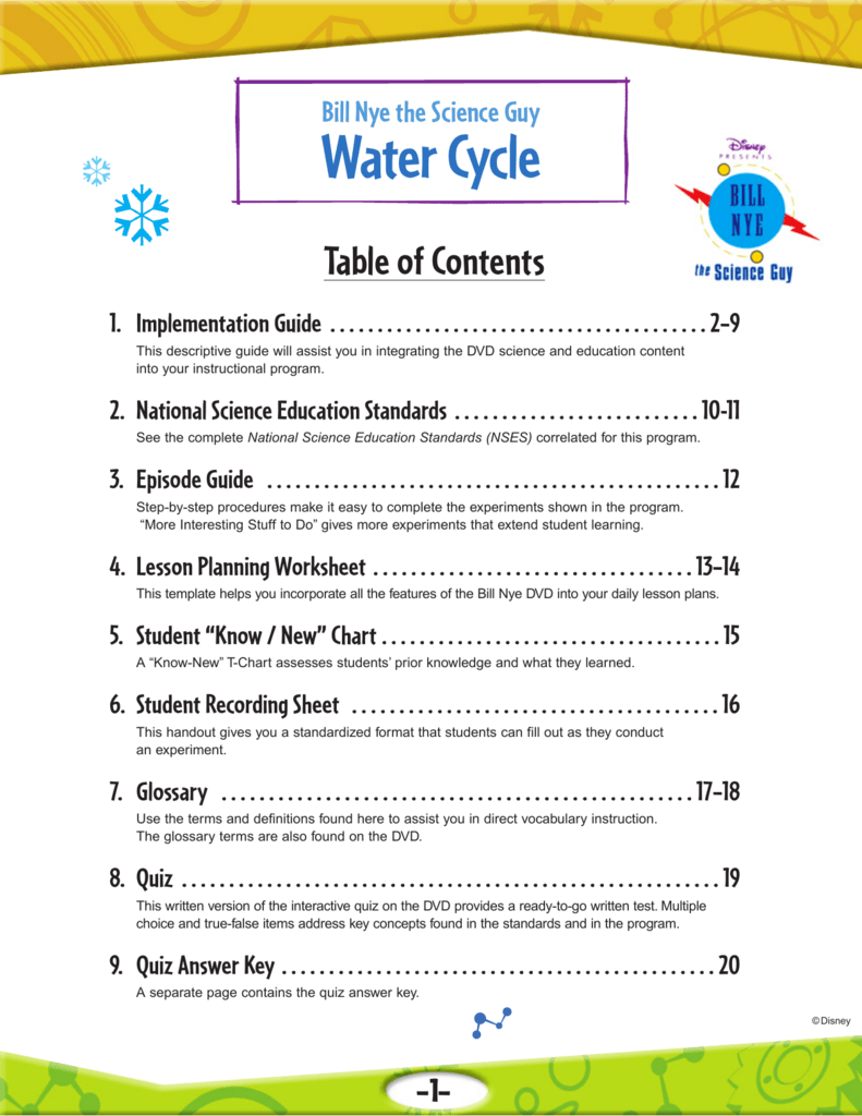 21 Water Cycle - gvlibraries.org Inside Bill Nye Water Cycle Worksheet