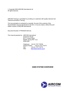 GSM SYSTEM OVERVIEW