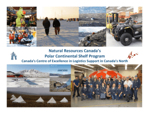 Natural Resources Canada's Polar Continental Shelf Program
