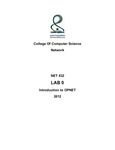0 Introduction to OPNET