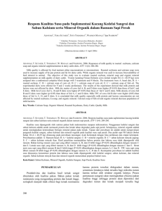 Responses of milk quality to roasted soybeans, calcium soap and