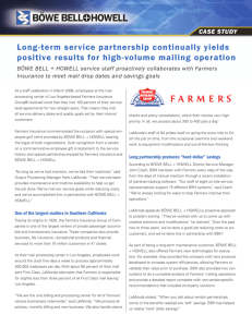 BOWE BELL + HOWELL - Farmers Insurance Group Case Study
