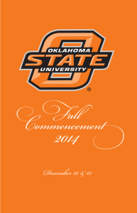 Fall 2014 - Graduation and Commencement