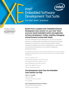 Intel® Embedded Software Development Tool Suite