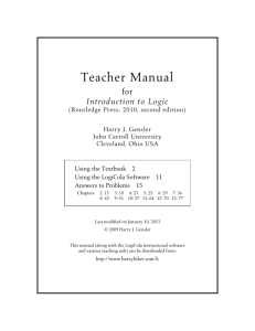 teacher manual for second edition of the book