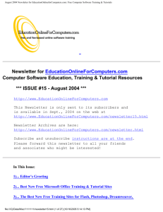 PDF version - EducationOnlineForComputers.com