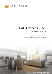 CAD Kitchens v. 6.X