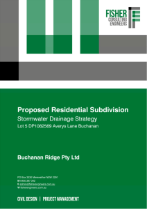 Proposed Residential Subdivision