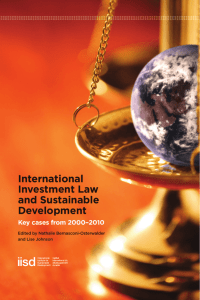 Key cases from 2000–2010 - International Institute for Sustainable