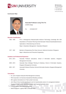 Associate Professor Leong Thin Yin Curriculum Vitae