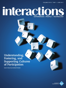 Understanding, fostering, and supporting cultures of participation