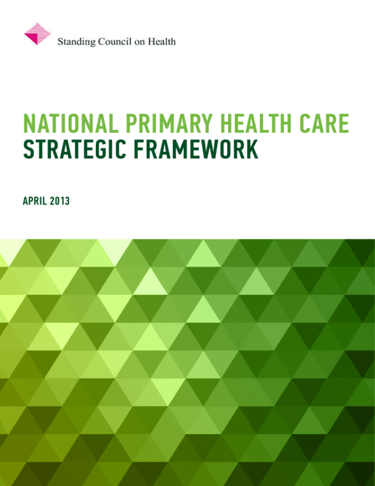 national-primary-health-care-strategic-framework