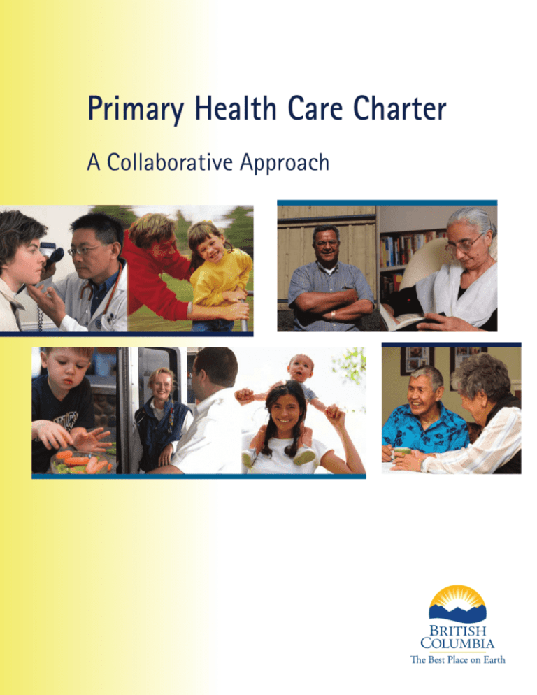 Primary Health Care Charter a collaborative approach