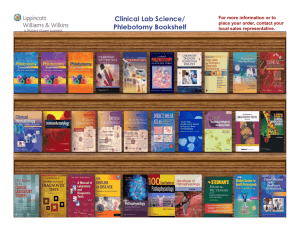 Clinical Lab Science/ Phlebotomy Bookshelf