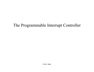 The Programmable Interrupt Controller