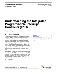 Understanding the Integrated Programmable Interrupt Controller (IPIC)