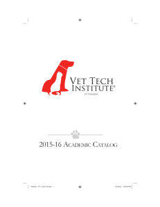 catalog - Vet Tech Institute