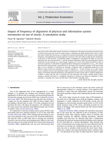 Impact of frequency of alignment of physical and information system