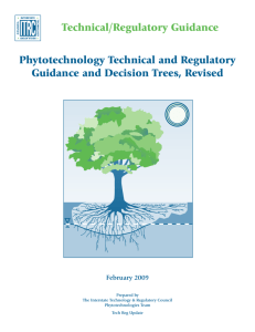 Phytotechnology Technical and Regulatory Guidance and