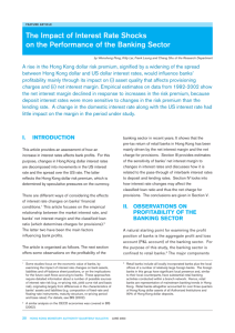 The Impact of Interest Rate Shocks on the Performance of the