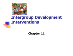 Intergroup Development Interventions