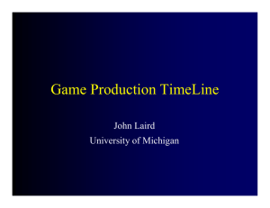 Game Production Timeline