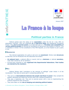 Partis politiques en France (Political parties in France)