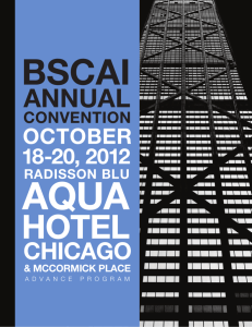 BSCAI Annual Convention Advance Program