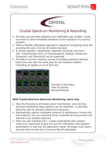 Crystal Spectrum Monitoring