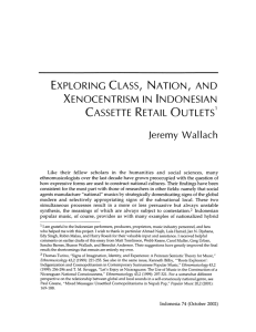 Exploring Class, Nation, and Xenocentrism