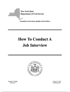 How to Conduct an Interview