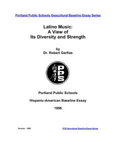 Latino Music - Portland Public Schools