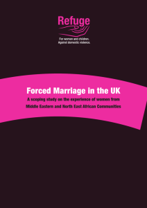 Forced Marriage in the UK