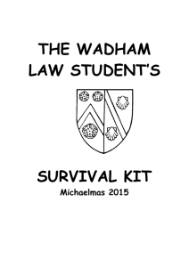 Law Survival Kit 2015