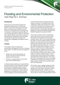 Flooding and Environmental Protection