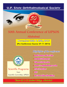Golden Jubilee Conference UPSOS