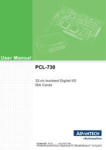 User Manual PCL-730 - kolbinger electronic