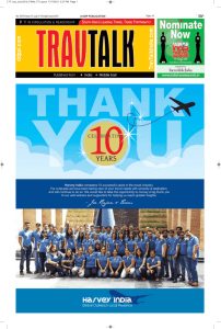 July 2nd Issue - trav talk india