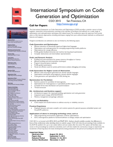 the PDF version - 2016 International Symposium on Code