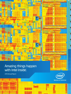 Amazing things happen with Intel Inside