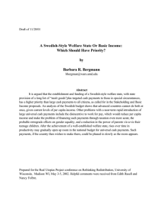 Which Should Have Priority? - The US Basic Income Guarantee