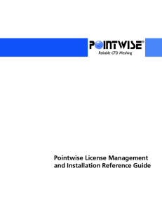 Pointwise License Management and Installation Reference Guide