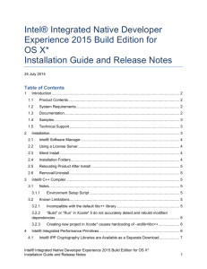Intel® Integrated Native Developer Experience 2015 Build Edition