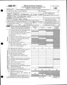 1997 990 IRS form - Operation of Hope