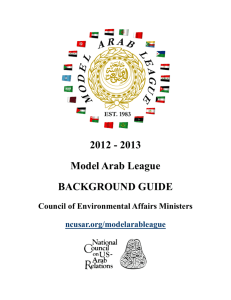 2013 Model Arab League Background Guide