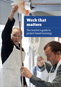 Work that Matters: The Teacher's Guide to Project