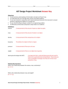 AST Design Project Worksheet Answer Key