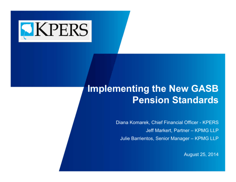 Implementing the New GASB Pension Standards