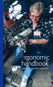 Ergonomic Handbook for the Clothing Industry