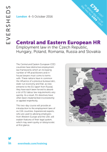Central and Eastern European HR